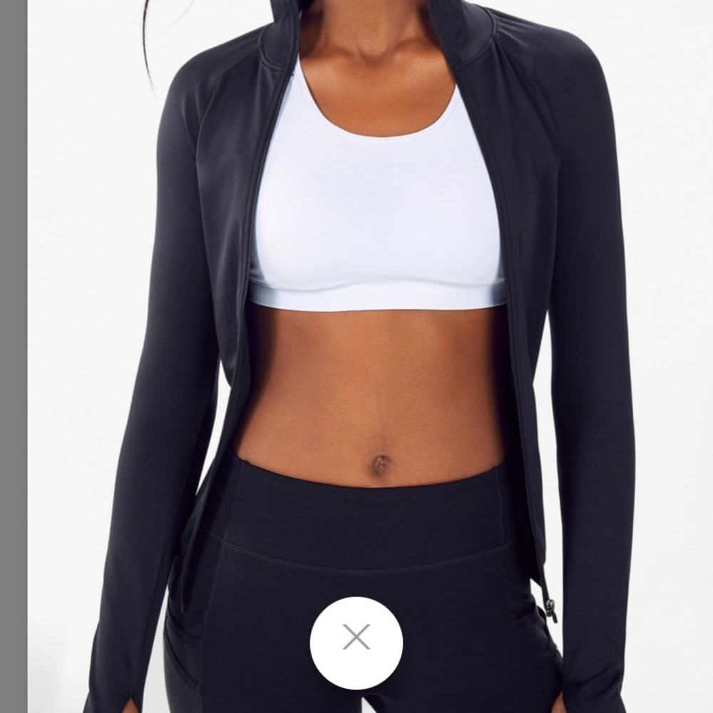 Luciana Solid Seamless L/S Zip Up